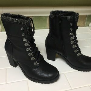 SOLD....Bass booties with heel